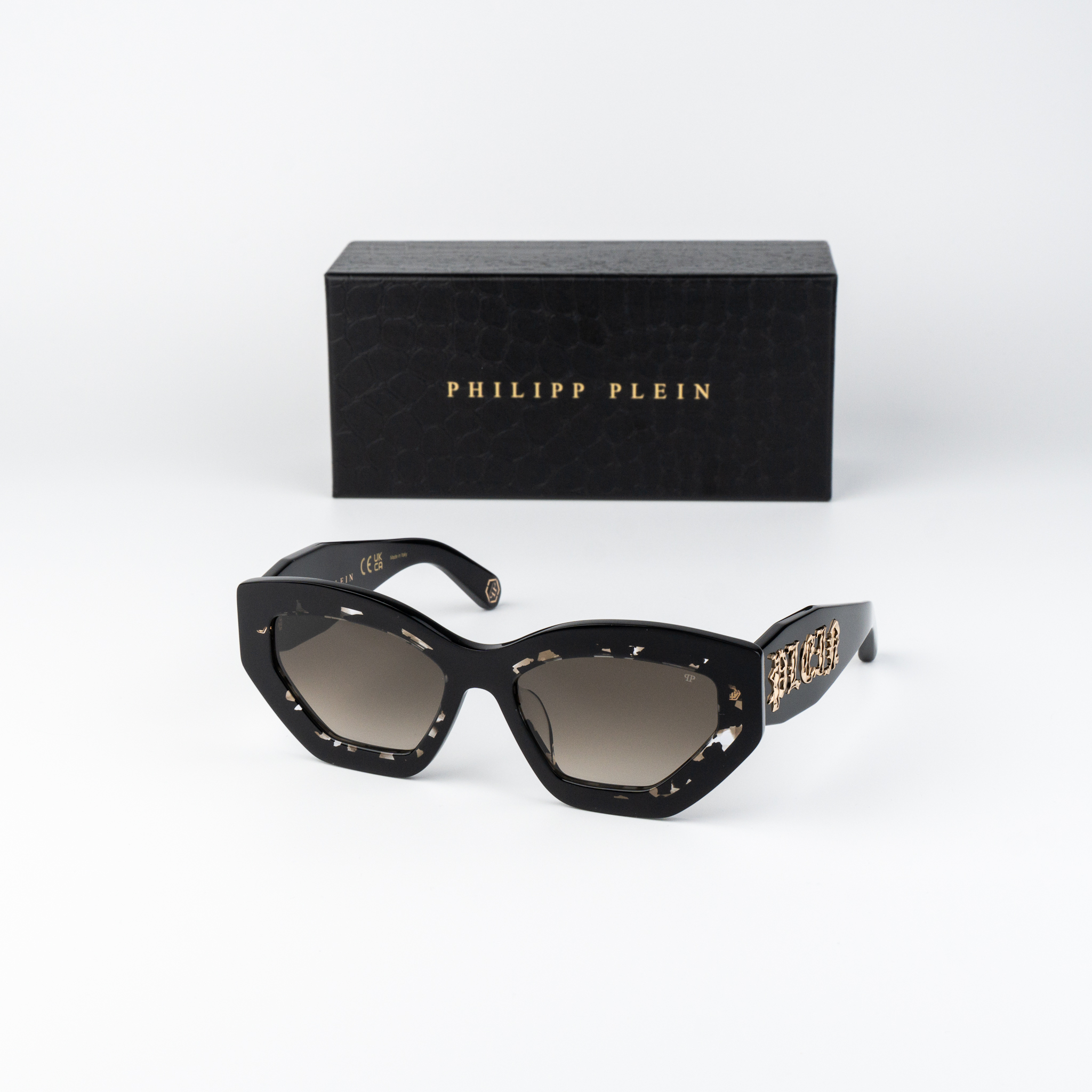 Philipp Plein SPP099M Supreme Star Black Havana / Green Gradient product photo 7