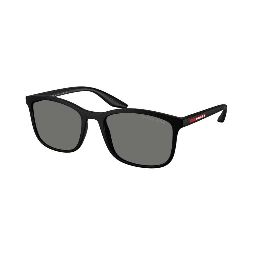 Prada PSA08S DG002G Black / Grey Sunglasses Prada PSA08S DG002G Black / Grey Sunglasses