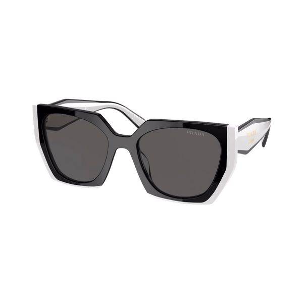 PR15WS Black White / Dark Grey  Sunglasses