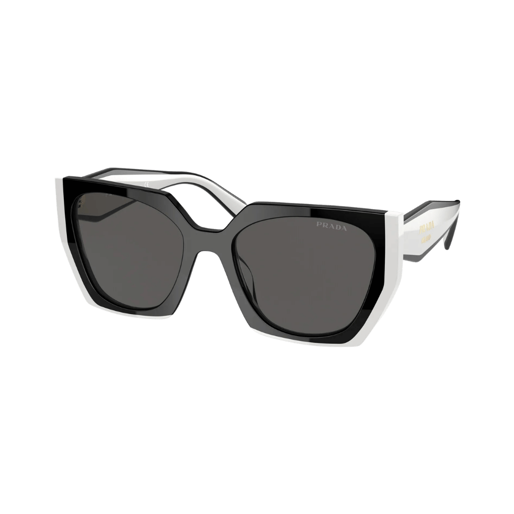Prada PR15WS Black White / Dark Grey Sunglasses product photo 1