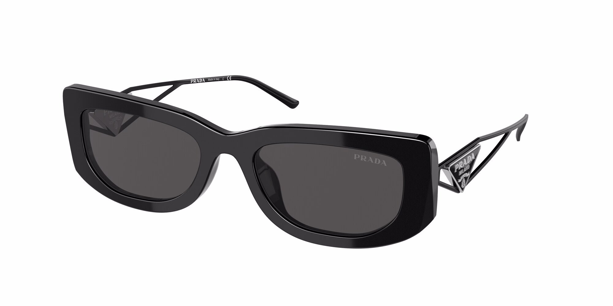 Prada PR14YS Black / Dark Grey Sunglasses product photo 1