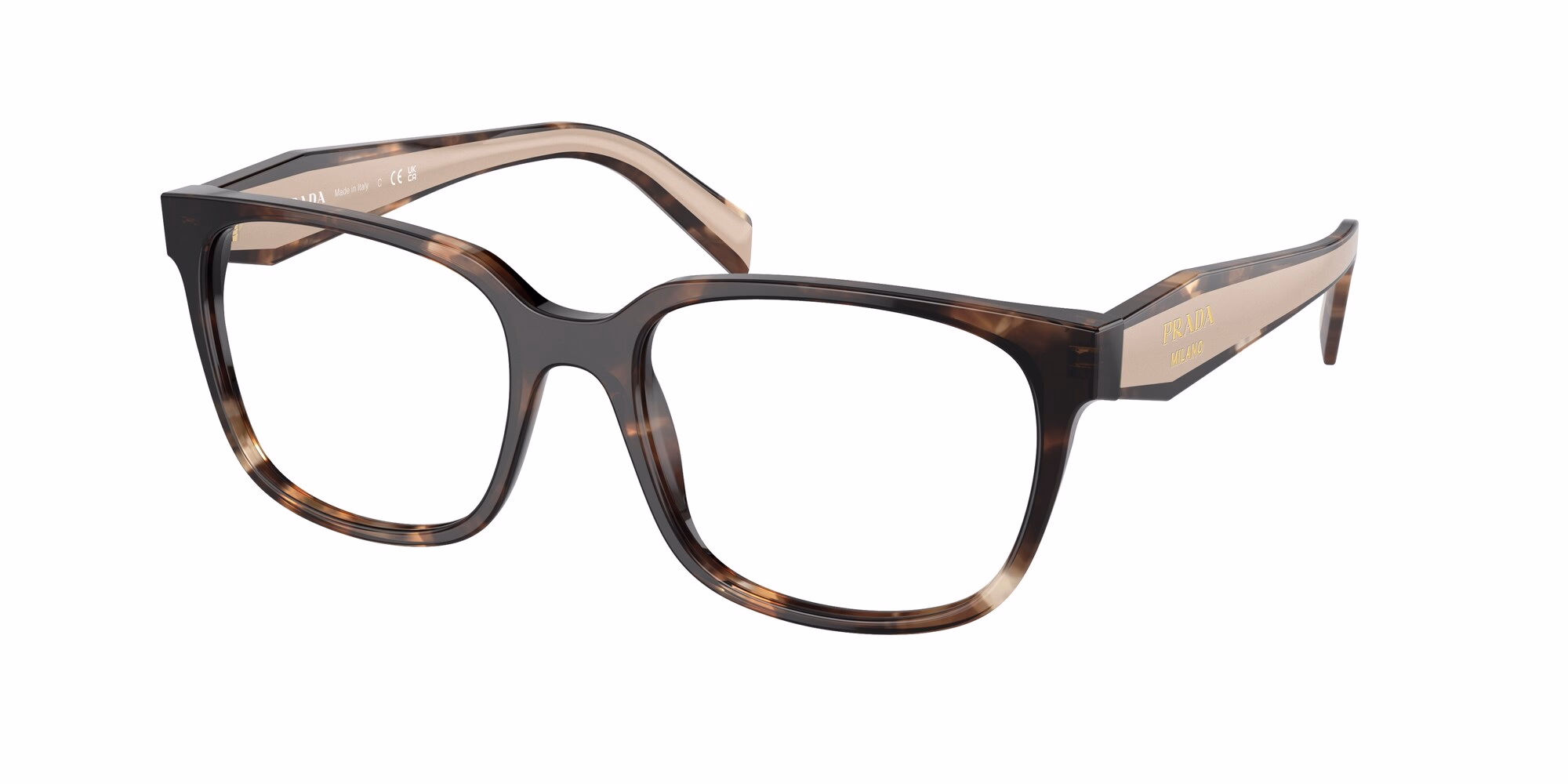Prada PR17ZV Havana Caramel / Demo Eyeglasses product photo 1