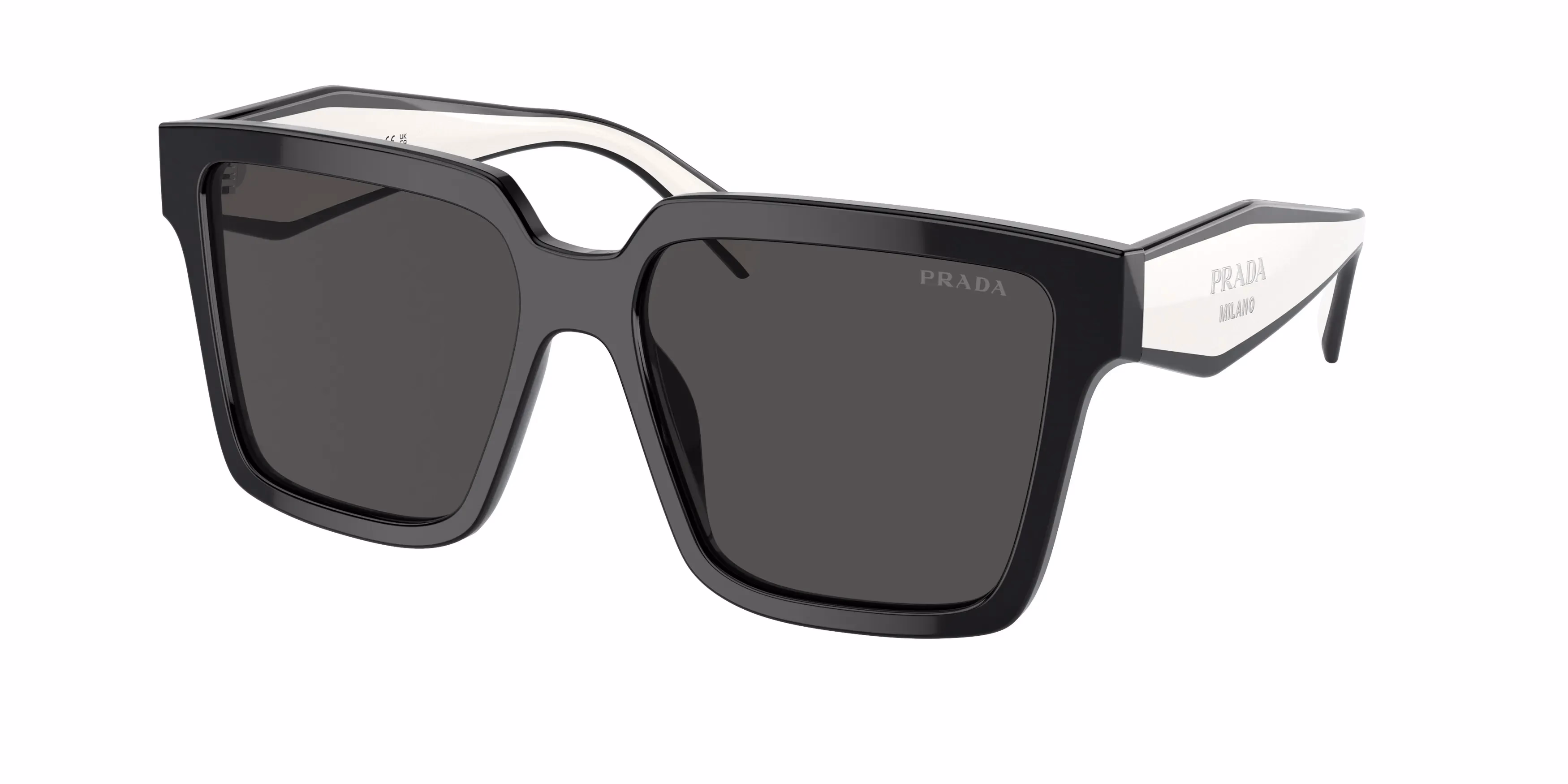 Prada PR24ZS Black / Dark Grey Sunglasses product photo 1