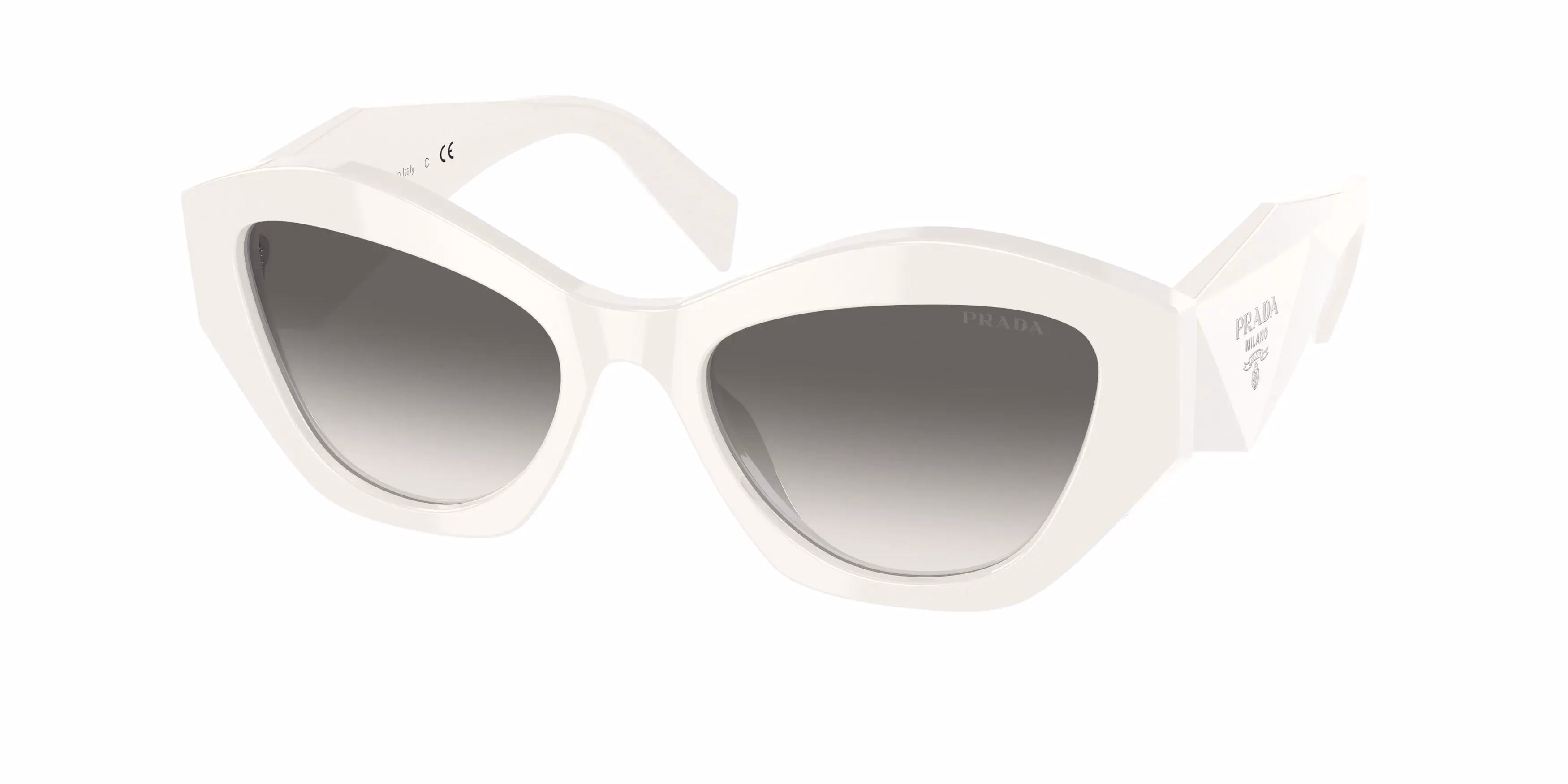 Prada PR07YS White / Grey Gradient Sunglasses product photo 1