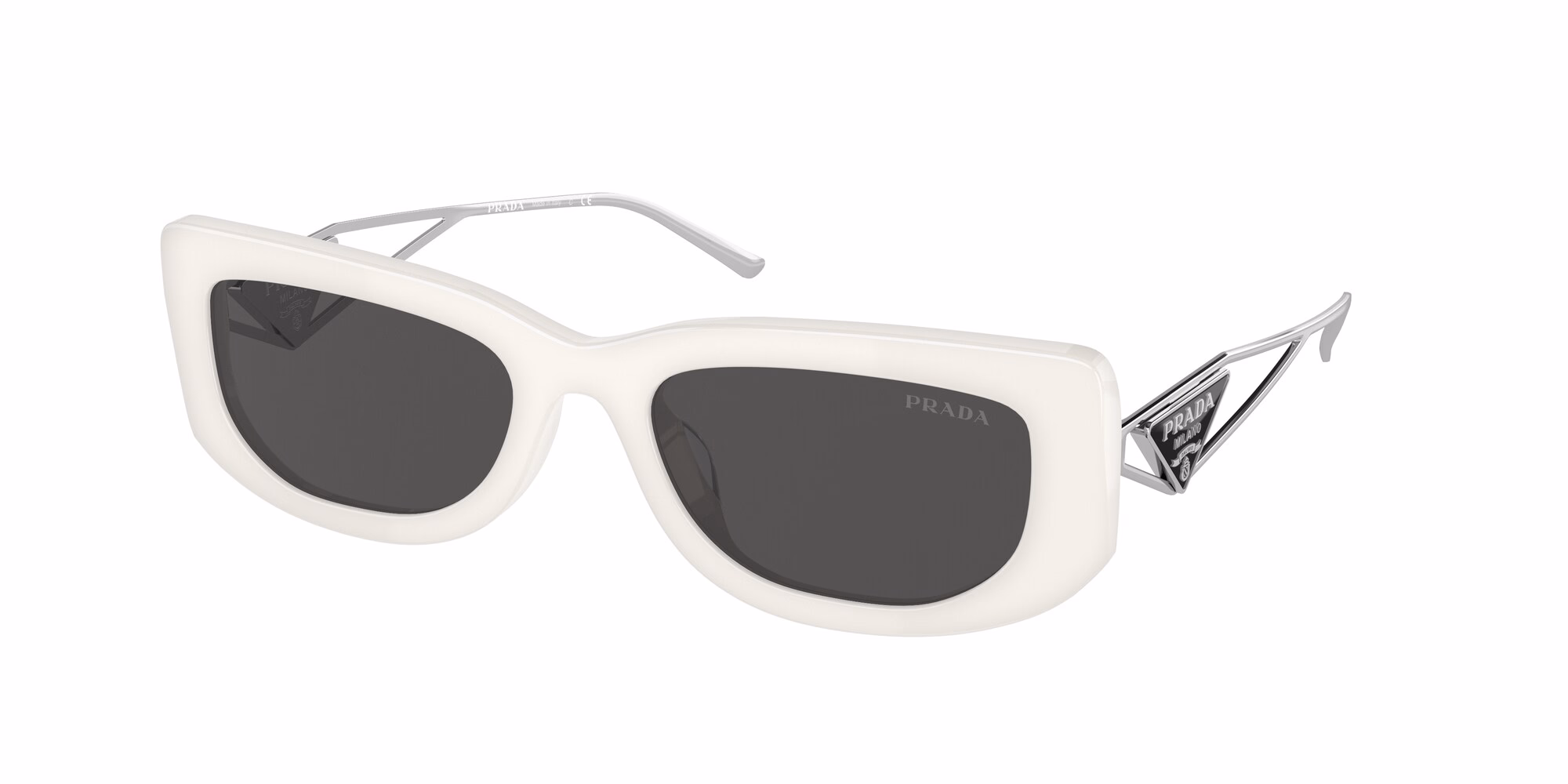 Prada PR14YS Talc / Dark Grey Sunglasses product photo 1