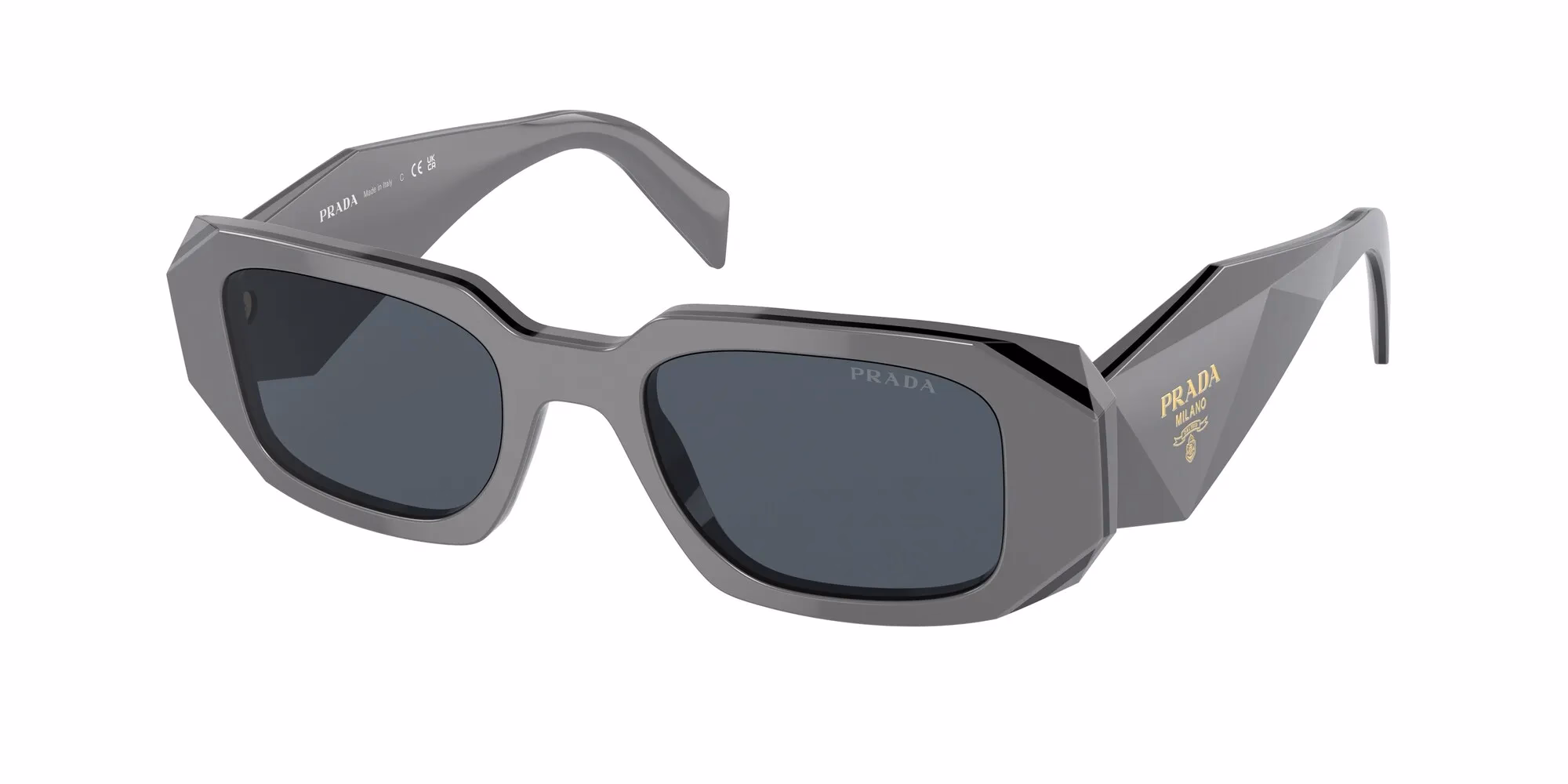 Prada PR17WS Symbole Marble Grey Graphite Black / Dark Grey Sunglasses product photo 1