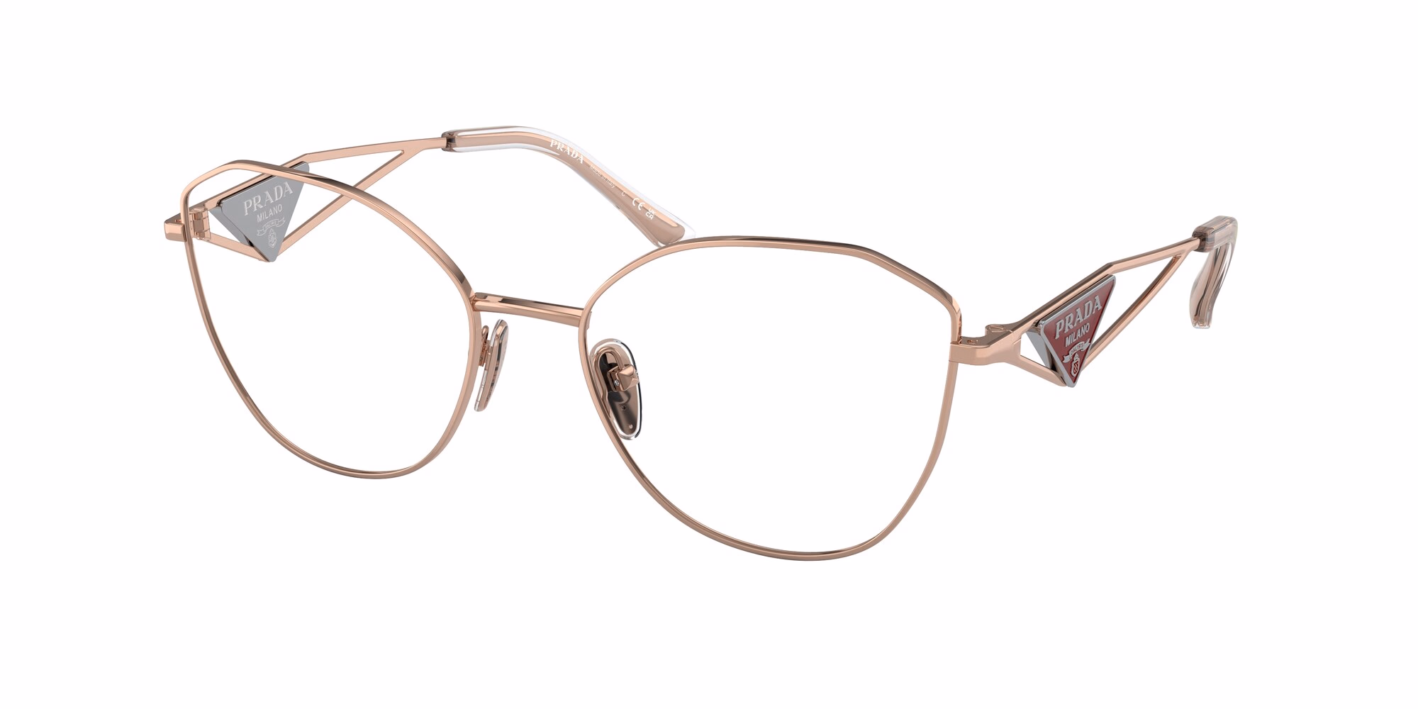 Prada PR52ZV Pink Gold / Demo Eyeglasses product photo 1