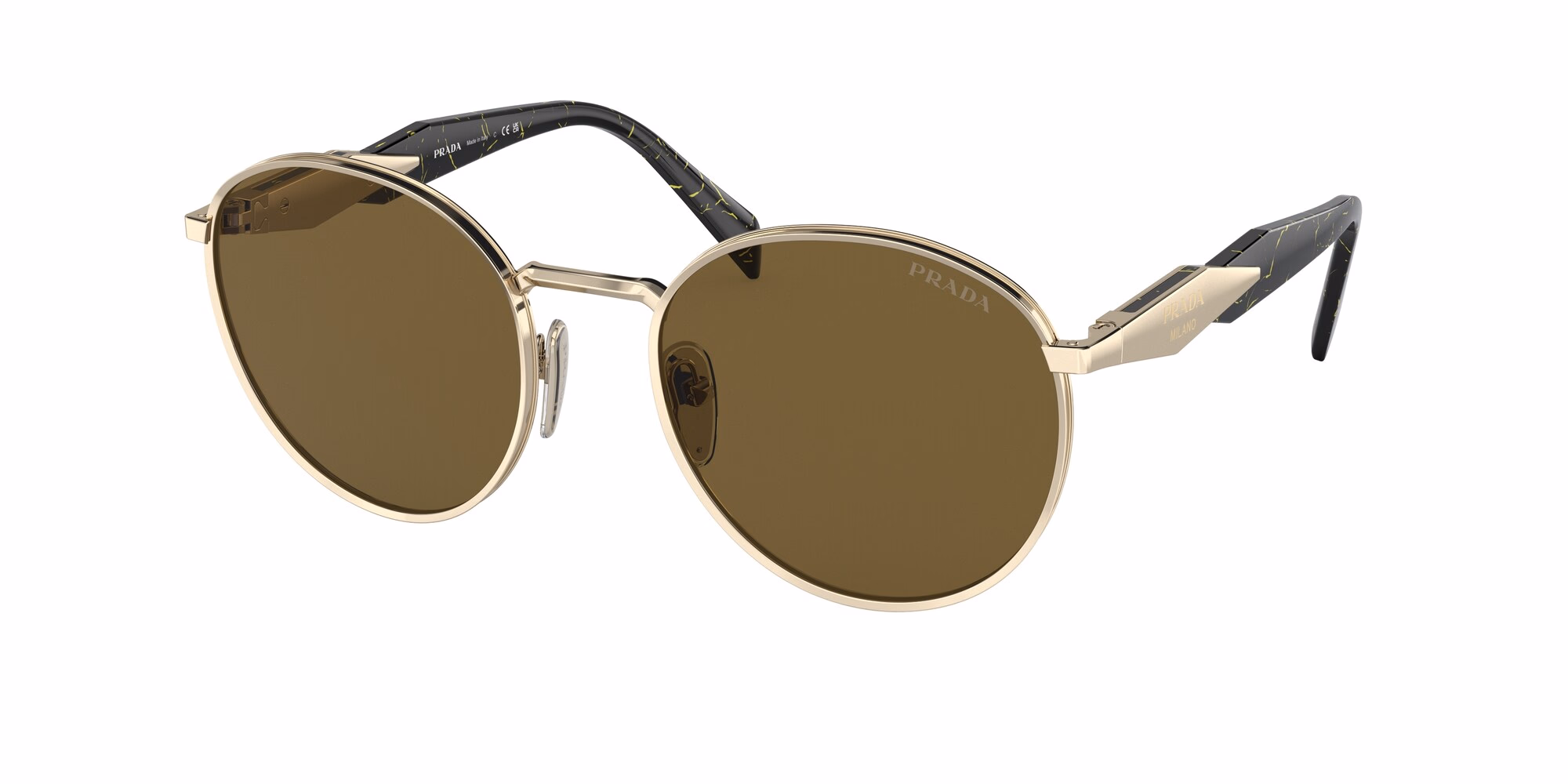 Prada PR56ZS Gold / Brown Sunglasses product photo 1