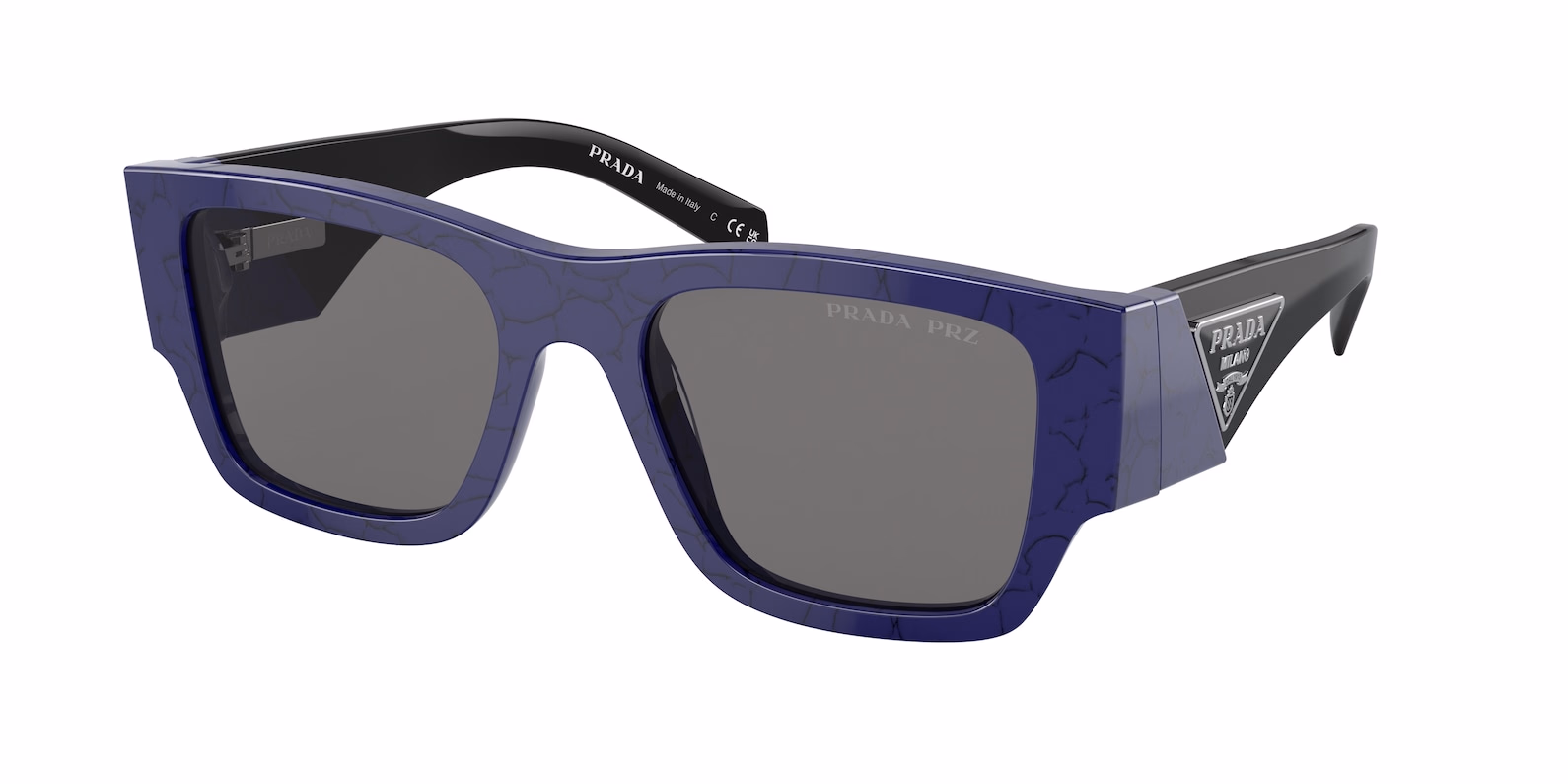 Prada PR10ZSF Baltic Marble / Dark Grey Polarized Sunglasses product photo 1