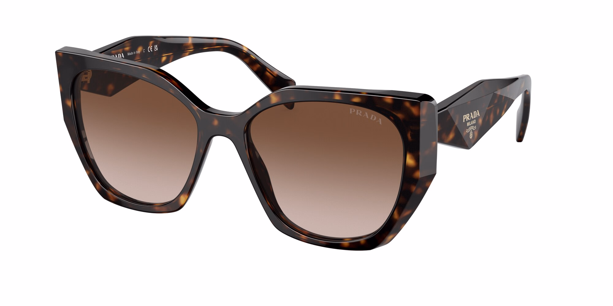 Prada PR19ZS Tortoise / Brown Gradient Sunglasses product photo 1