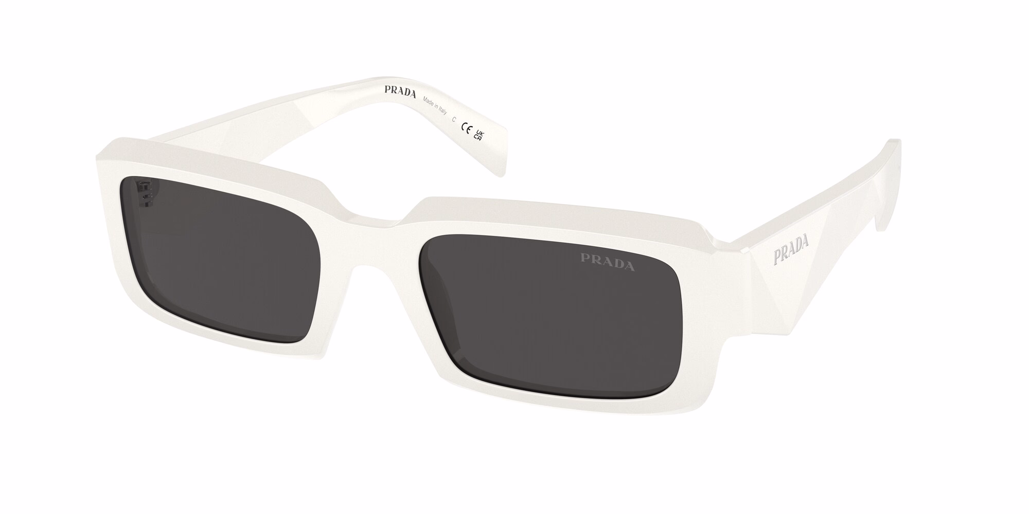 Prada PR27ZS Talc White / Dark Grey Sunglasses product photo 1