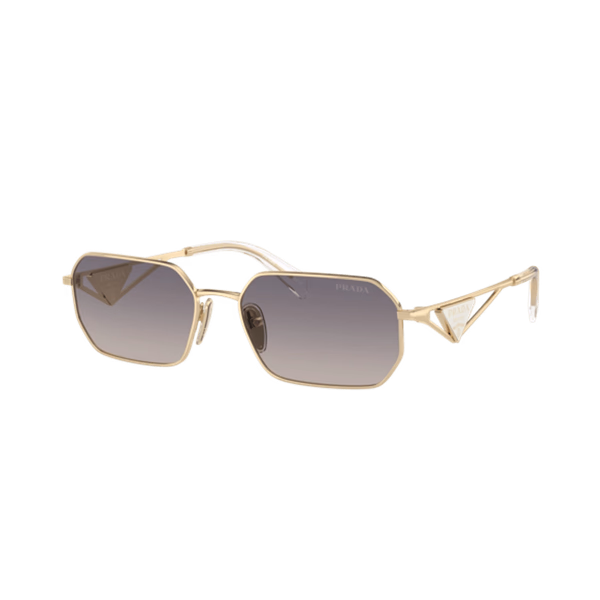 Prada PRA51S Pale Gold / Gradient Blue Mirror Internal Silver Prada PRA51S Pale Gold / Gradient Blue Mirror Internal Silver