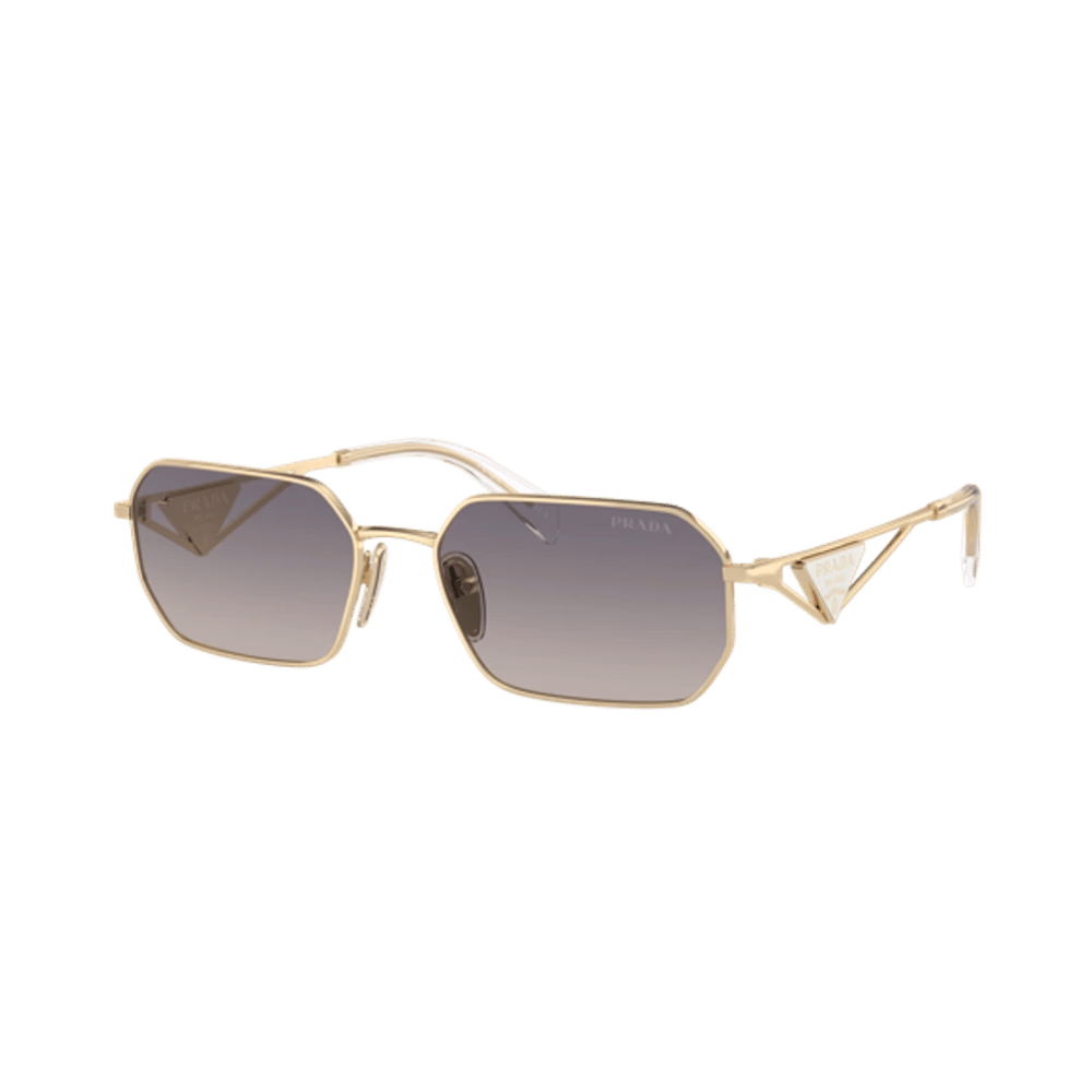 Prada PRA51S Pale Gold / Gradient Blue Mirror Internal Silver product photo 1