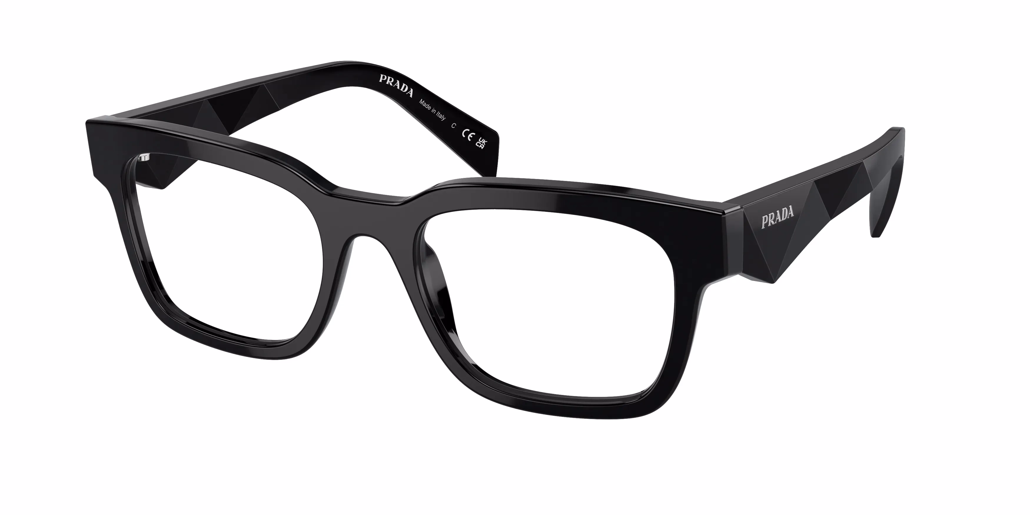 Prada PRA10V Black / Demo Eyeglasses product photo 1