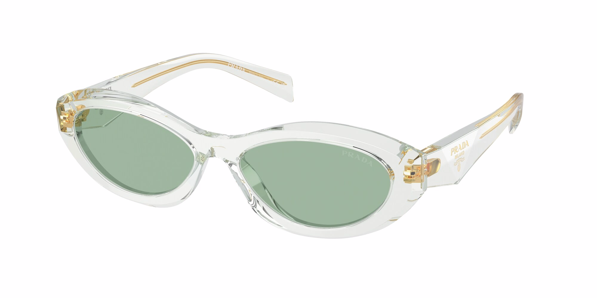 Prada PR26ZS Transparent Mint / Green Sunglasses product photo 1