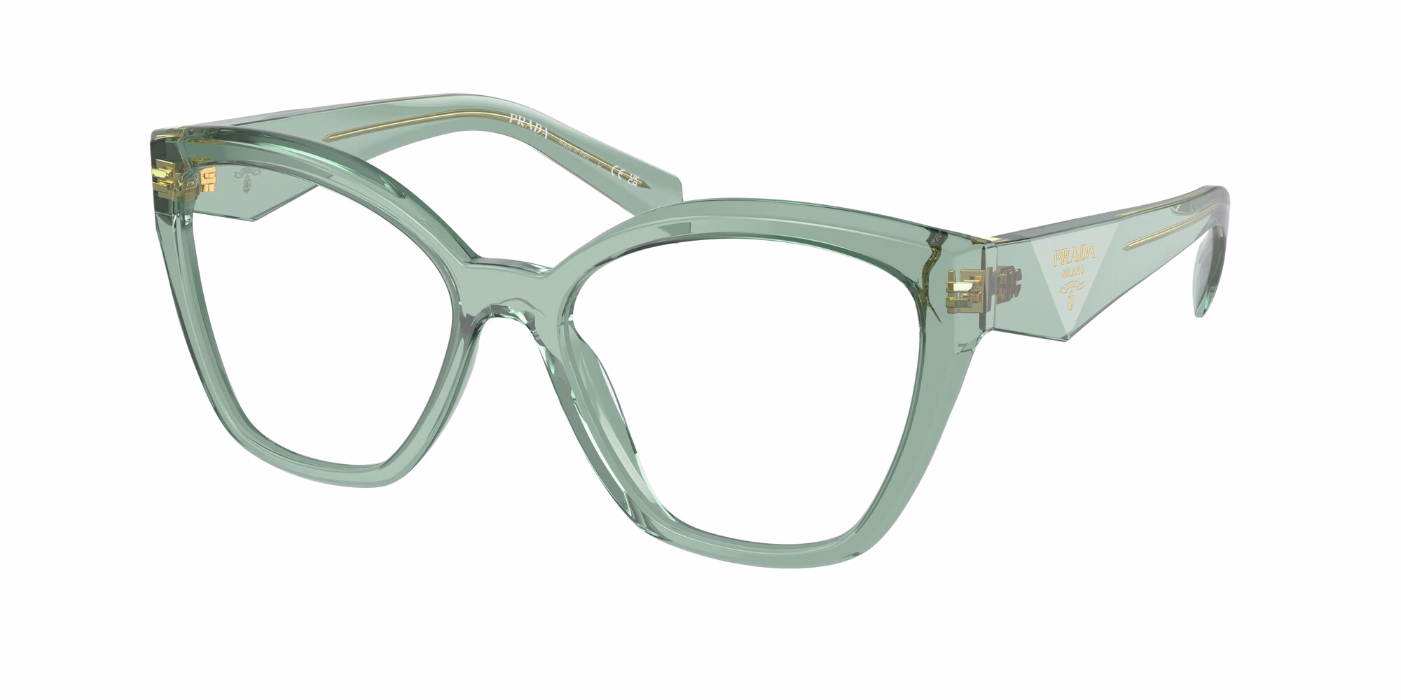 Prada PR20ZV Transparent Sage / Demo Eyeglasses product photo 1