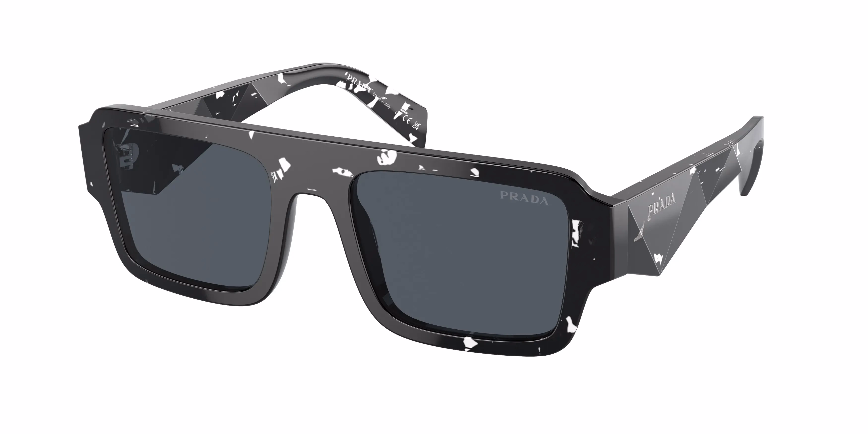 Prada PRA05S Tortoise Black Crystal / Dark Grey Sunglasses product photo 1