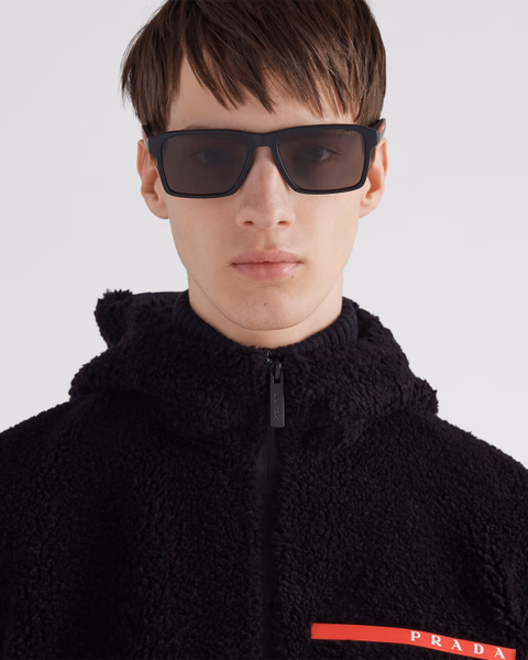 PS05YS Black Rubber / Brown Sunglasses