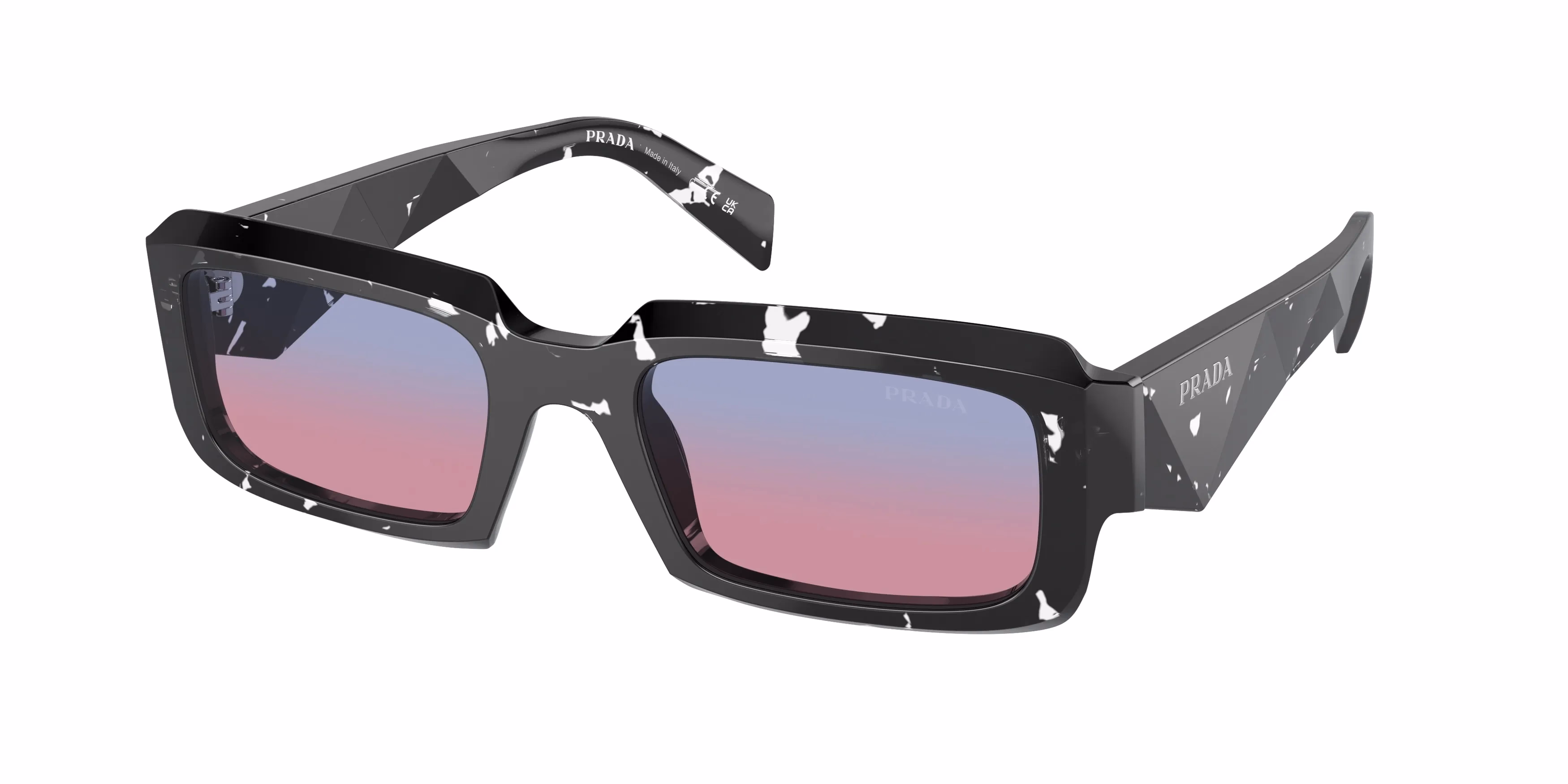 Prada PR27ZS Black Crystal Tortoise / Blue Gradient Magenta Sunglasses product photo 1
