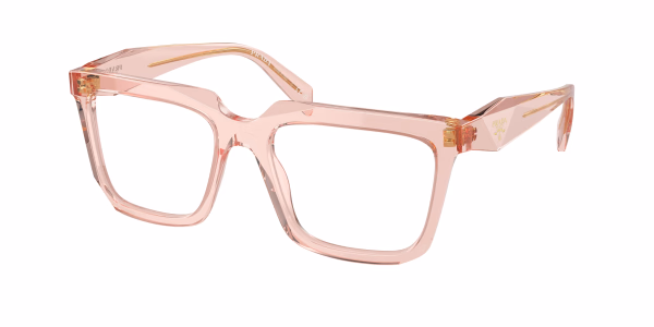 Prada PRA19V Transparent Peach / Demo Eyeglasses Prada PRA19V Transparent Peach / Demo Eyeglasses
