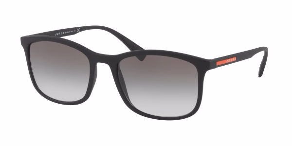Prada PS01TSF Black / Grey Gradient Sunglasses Prada PS01TSF Black / Grey Gradient Sunglasses
