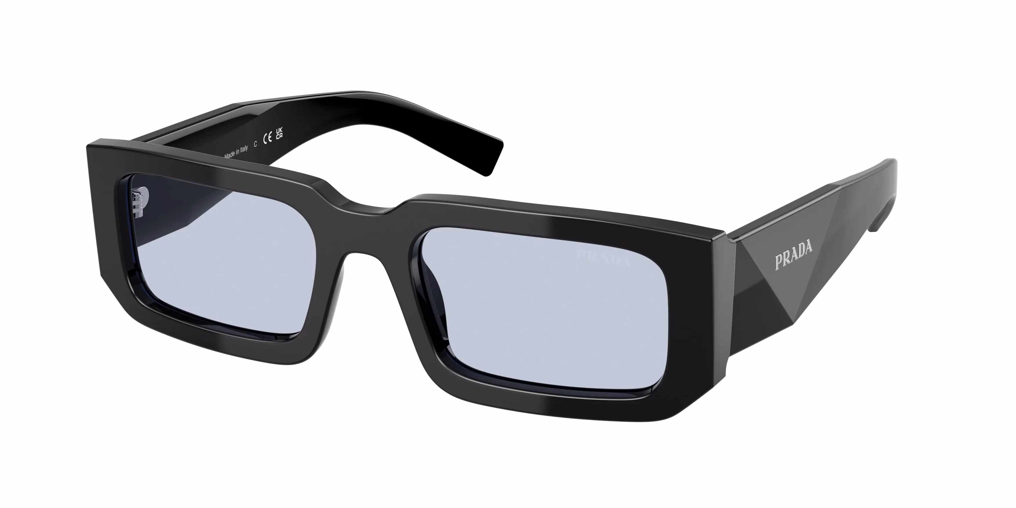Prada PR06YS Black / Cielo Blue Sunglasses product photo 1