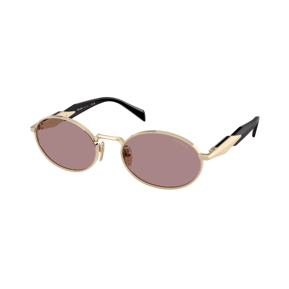 Prada PR65ZS Pale Gold / Light Purple Brown Sunglasses product photo 1