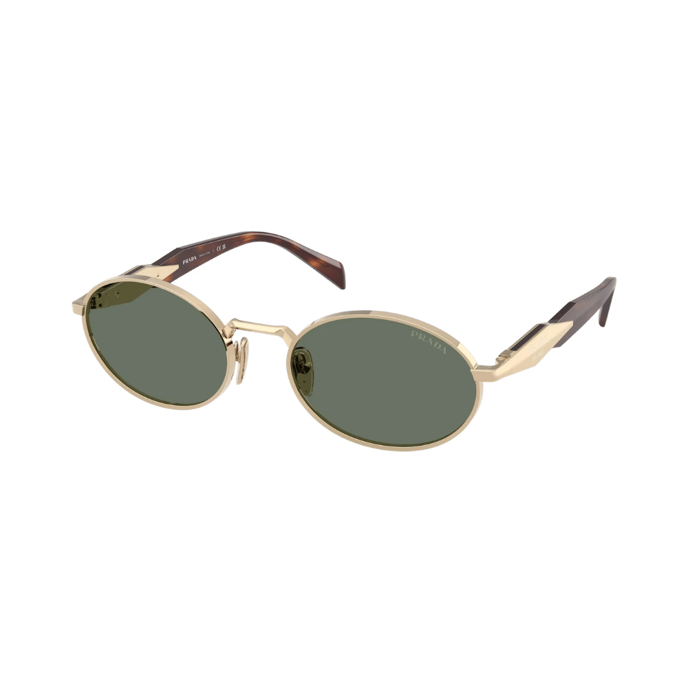 Prada PR65ZS Pale Gold / Dark Green Sunglasses product photo 1