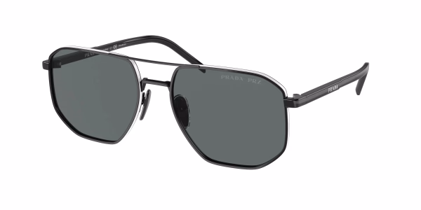 Prada PR59YS Black / Polarized Dark Grey Sunglasses Prada PR59YS Black / Polarized Dark Grey Sunglasses