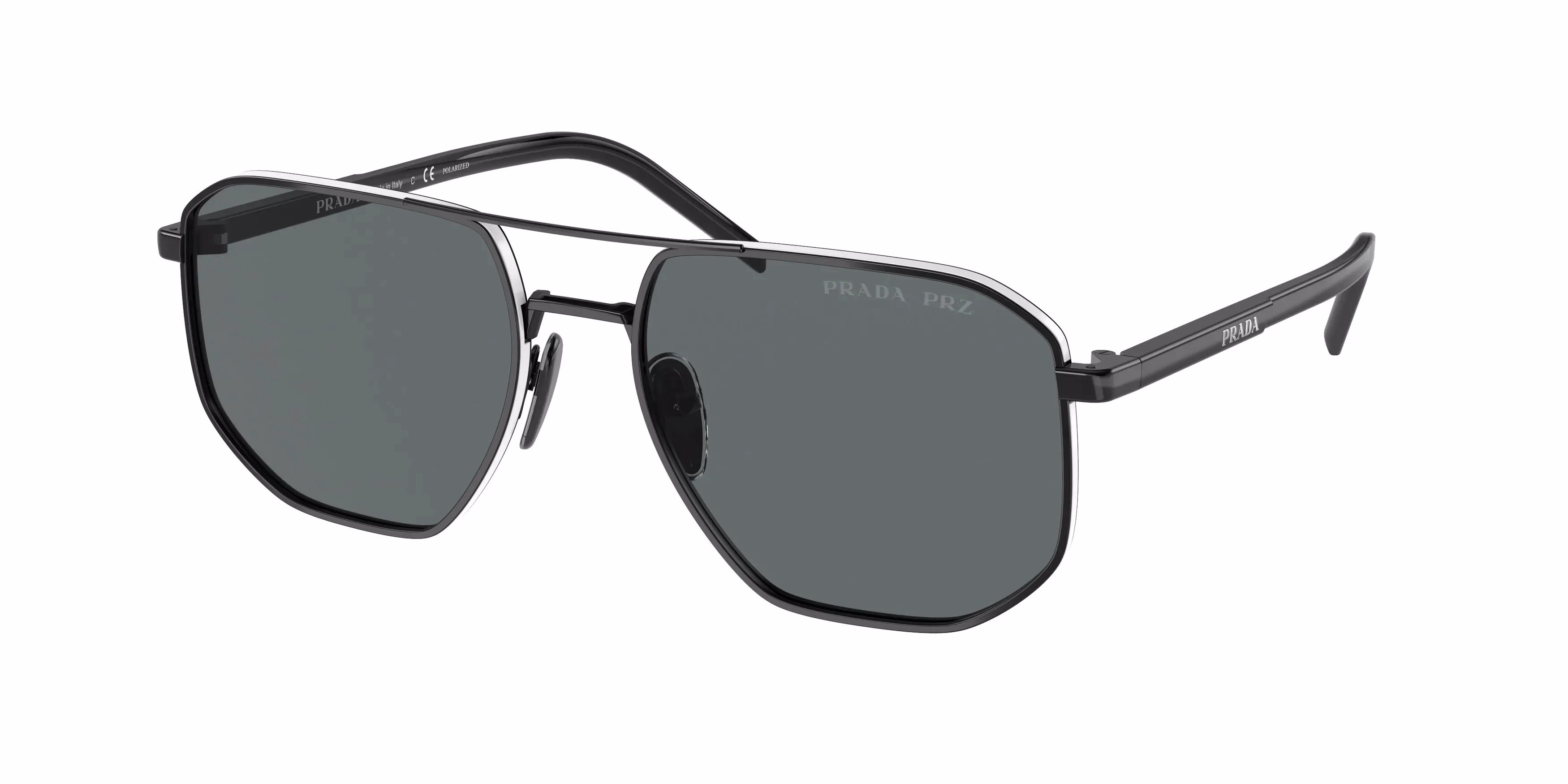 Prada PR59YS Black / Polarized Dark Grey Sunglasses product photo 1