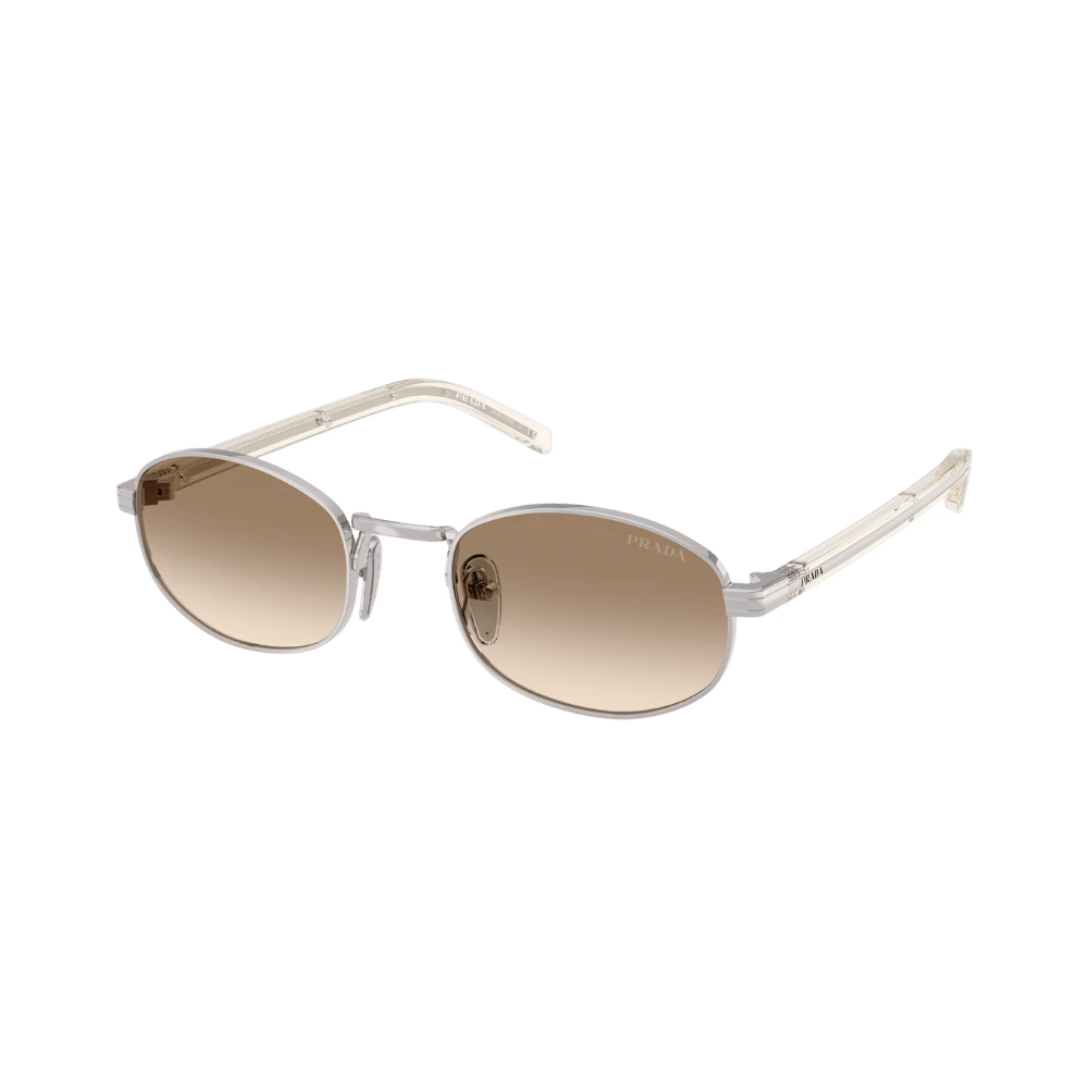 Prada PRB53S Silver / Light Yellow Gradient Brown Sunglasses product photo 1