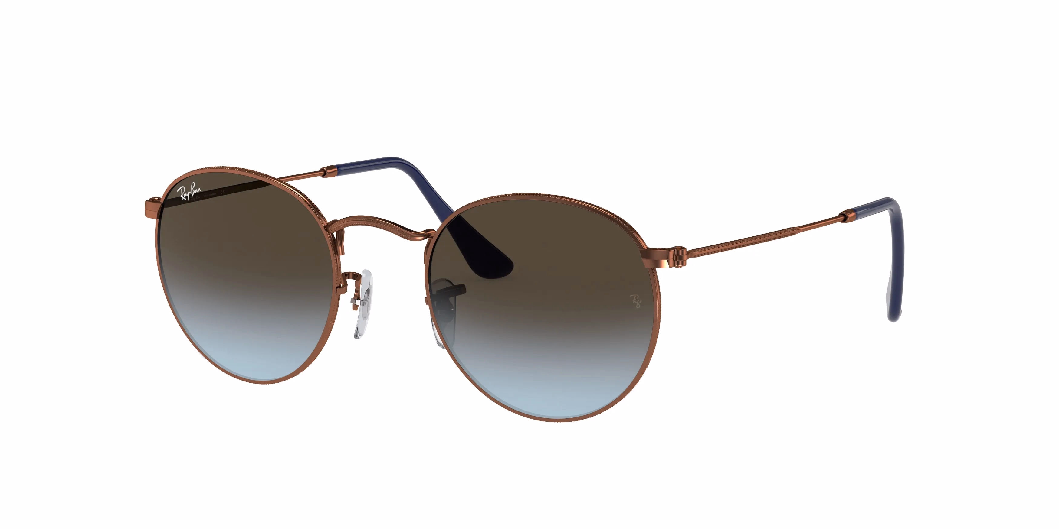 Ray Ban RB3447 Bronze Copper / Light Blue Gradient Brown Sunglasses product photo 1