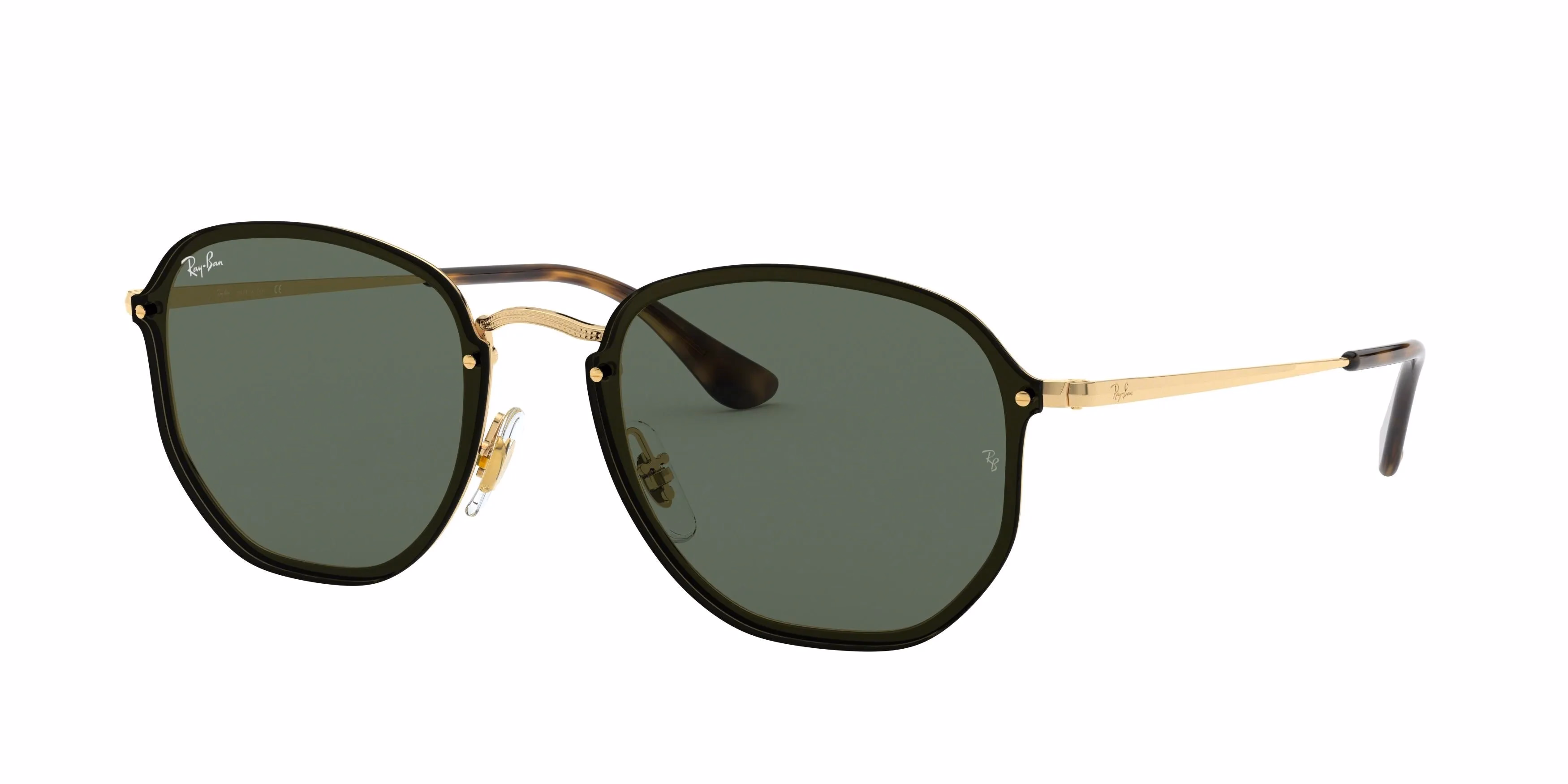 Ray Ban RB3579-N Gold / Dark Green Sunglasses product photo 1