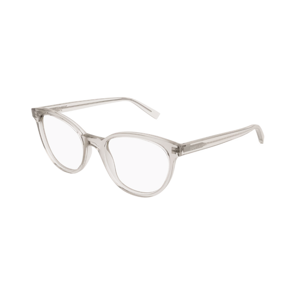 Saint Laurent SL589 Beige Clear / Demo Eyeglasses Saint Laurent SL589 Beige Clear / Demo Eyeglasses