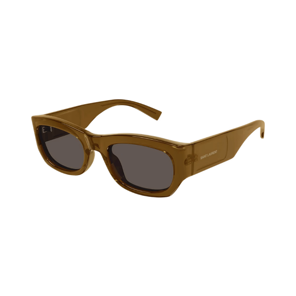 Saint Laurent SL713 Transparent Brown / Brown Sunglasses Saint Laurent SL713 Transparent Brown / Brown Sunglasses
