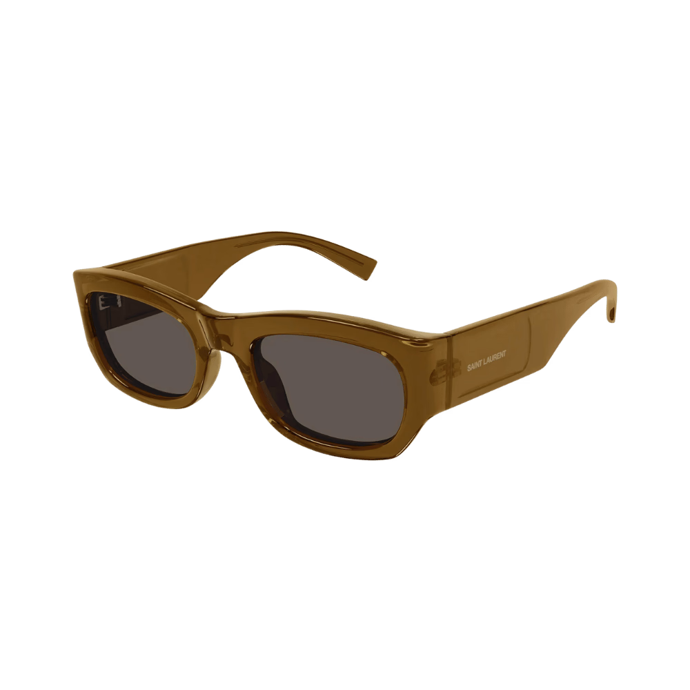 Saint Laurent SL713 Transparent Brown / Brown Sunglasses product photo 1