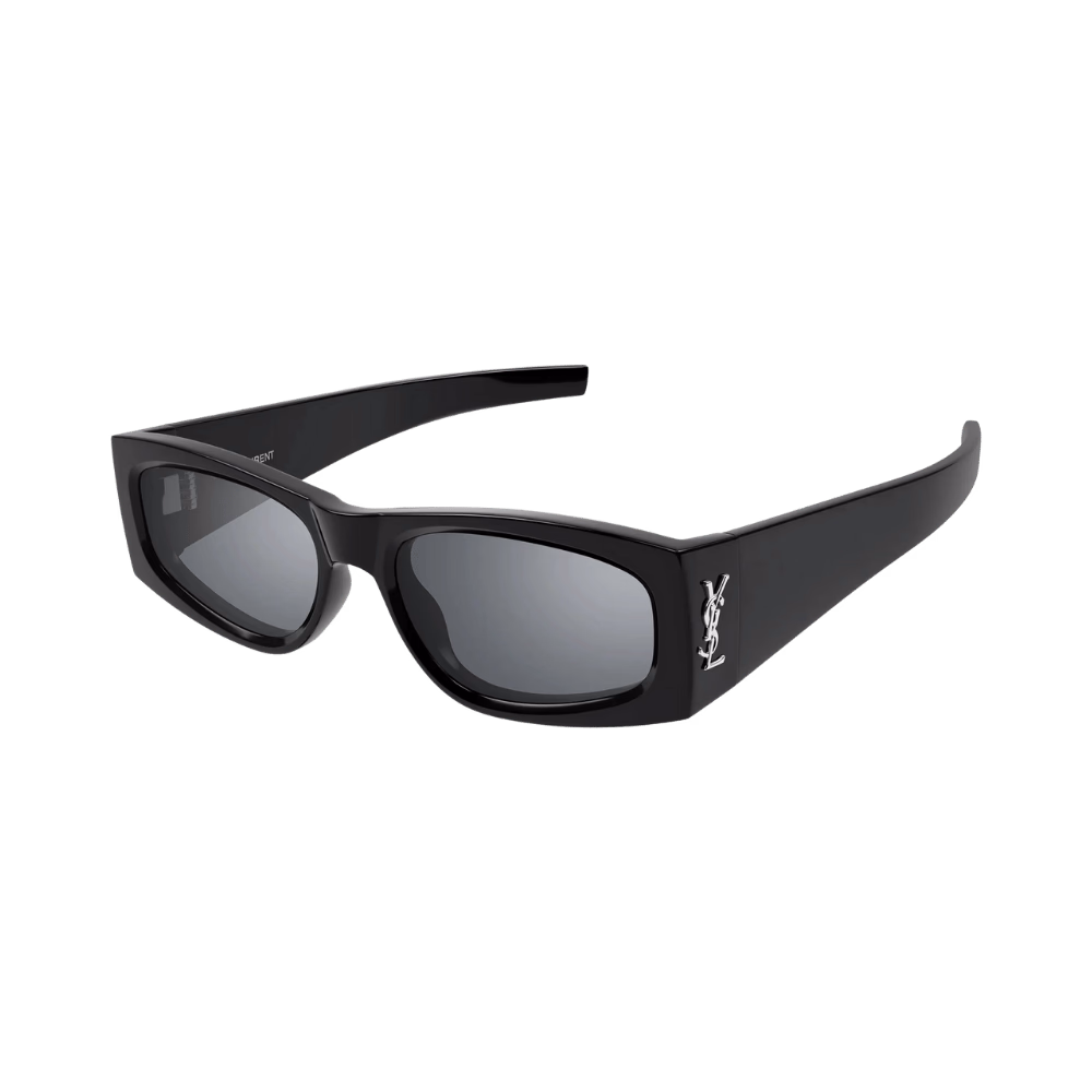 Saint Laurent SLM140/F Shiny Black / Grey Silver Mirror product photo 1