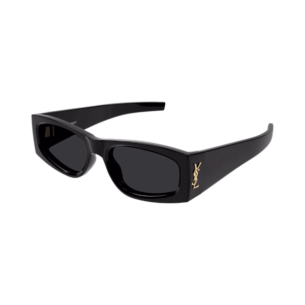 Saint Laurent SLM140/F Shiny Black / Black Sunglasses Saint Laurent SLM140/F Shiny Black / Black Sunglasses