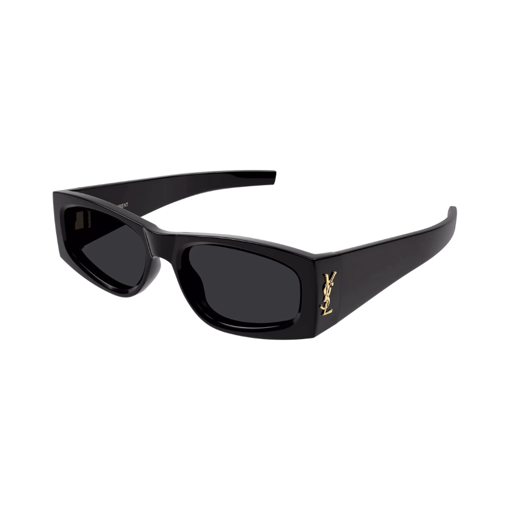 Saint Laurent SLM140/F Shiny Black / Black Sunglasses product photo 1
