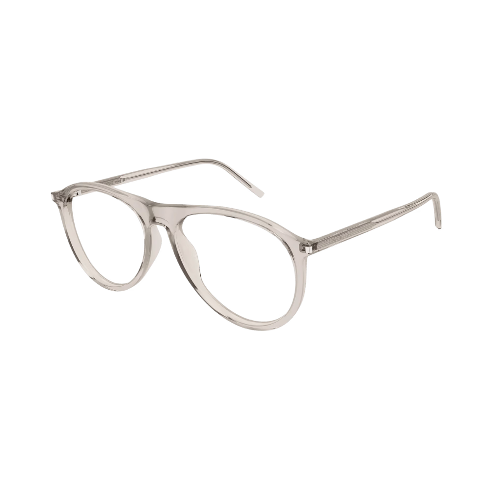 Saint Laurent SL667OPT Transparent Beige / Transparent AR Eyeglasses product photo 1