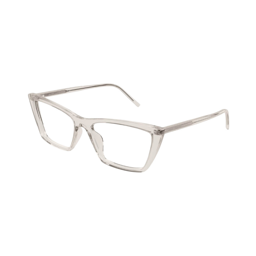 Saint Laurent SL737 MICA THIN OPT Beige / Transparent AR Eyeglasses product photo 1