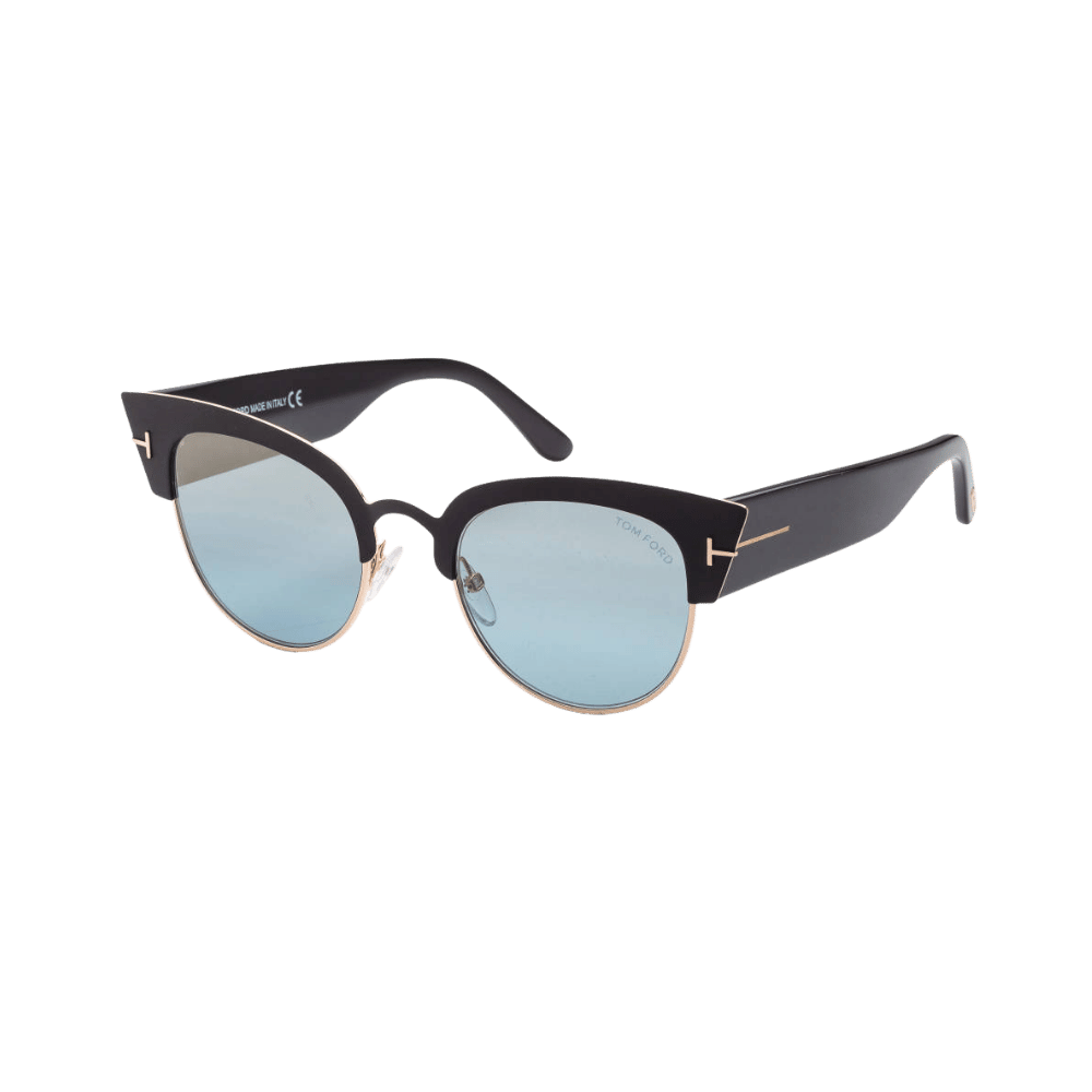 Tom Ford FT0607/S Black Gold / Mirrored Blue Gradient Sunglasses product photo 1
