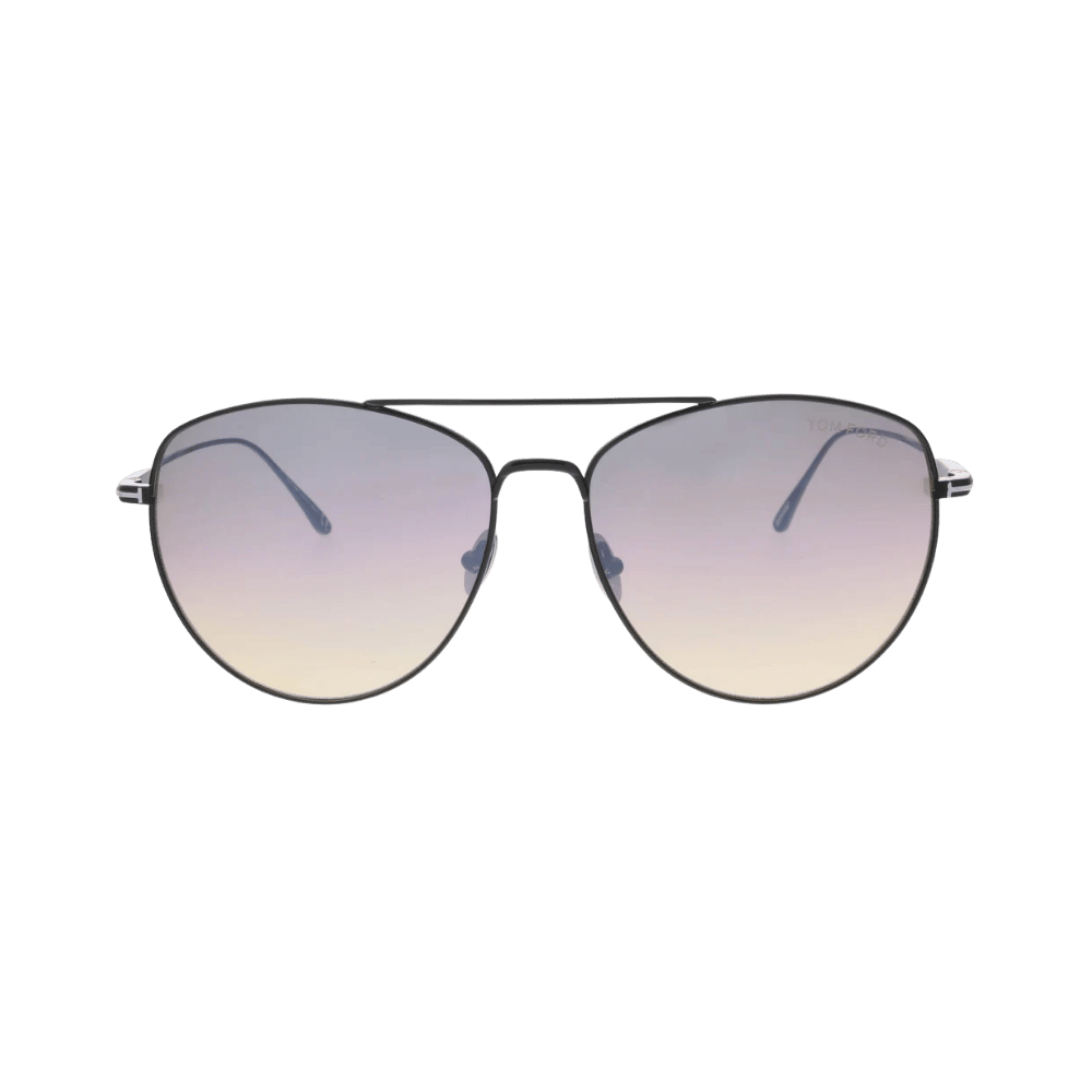 Tom Ford FT0784/S MILLA Black Titanium / Gradient Grey Mirror Sunglasses