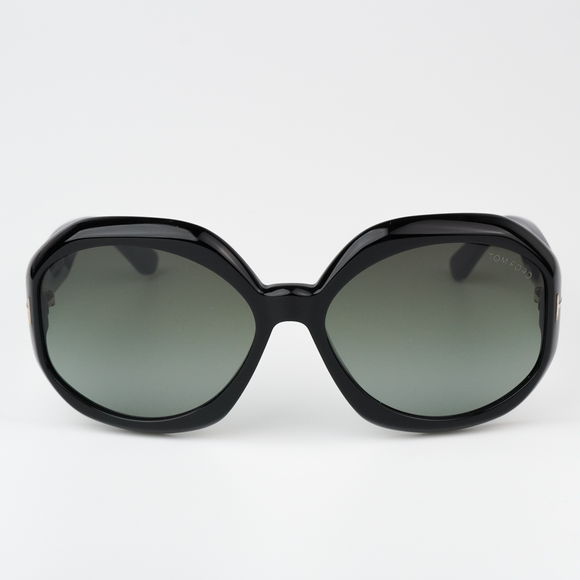 FT1011/S GEORGIA-02 Shiny Black / Gradient Smoke Sunglasses