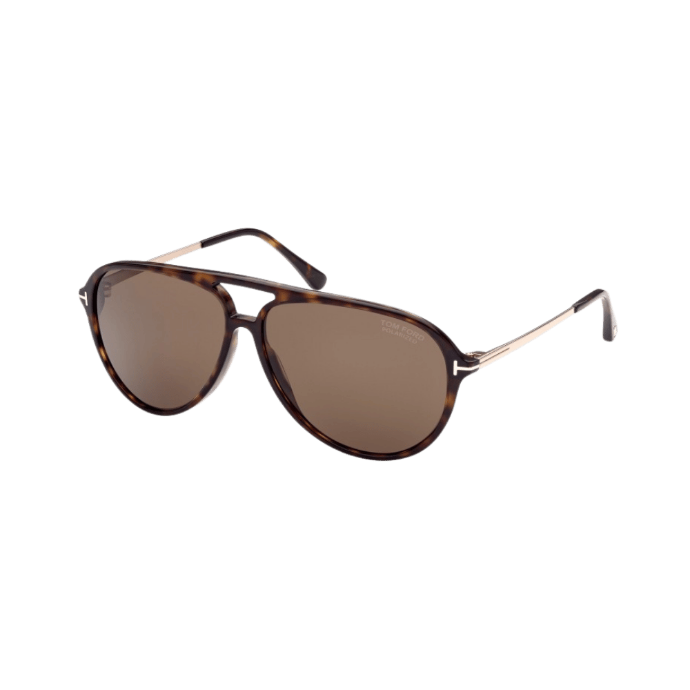 Tom Ford FT0909/S Dark Havana / Polarized Roviex Sunglasses product photo 1