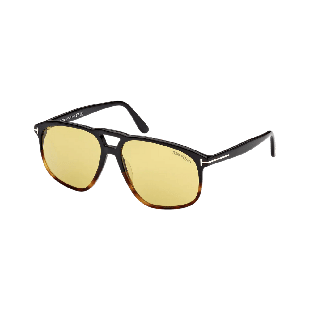 Tom Ford FT1000/S Pierre-02 Black to Dark Havana / Brown Sunglasses product photo 1