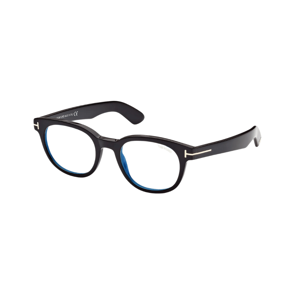 Tom Ford FT5807-B/O Shiny Black / Clear Blue Light Block Eyeglasses product photo 1