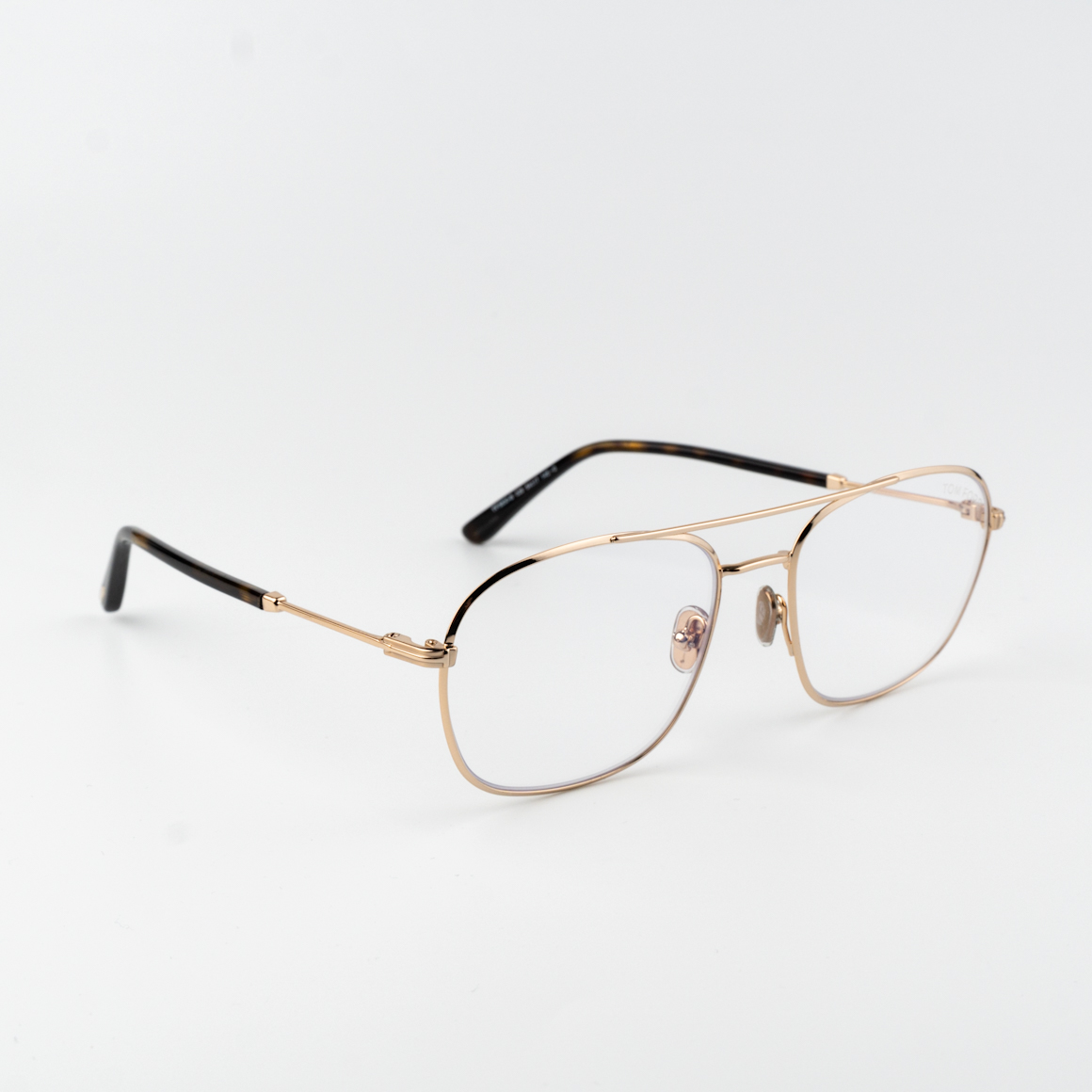Tom Ford FT5830-B/O 028 Eyeglasses Unisex Gold Round Blue Light Blocking New additional photo 4
