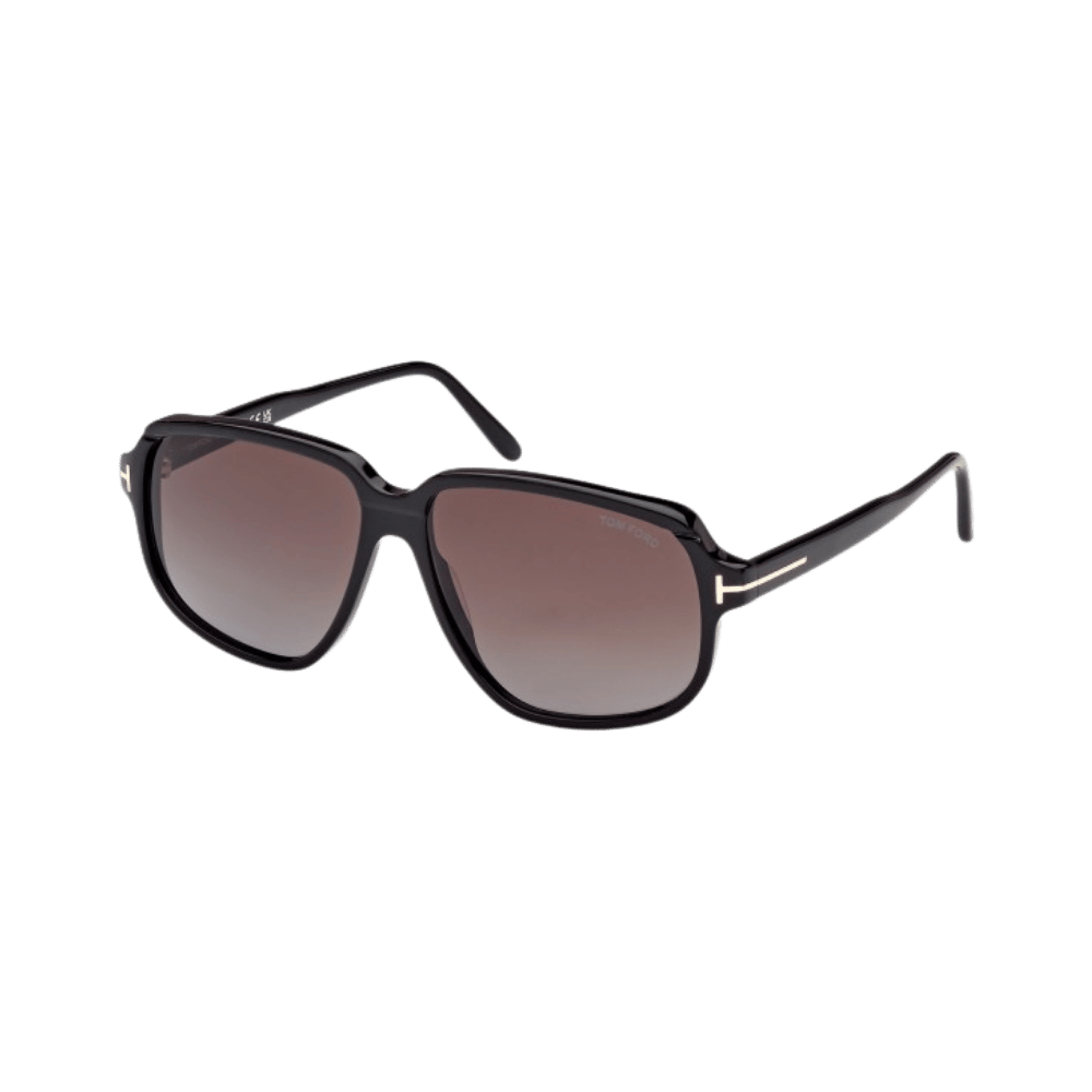 Tom Ford FT1024/S Anton Shiny Black / Gradient Smoke Sunglasses product photo 1