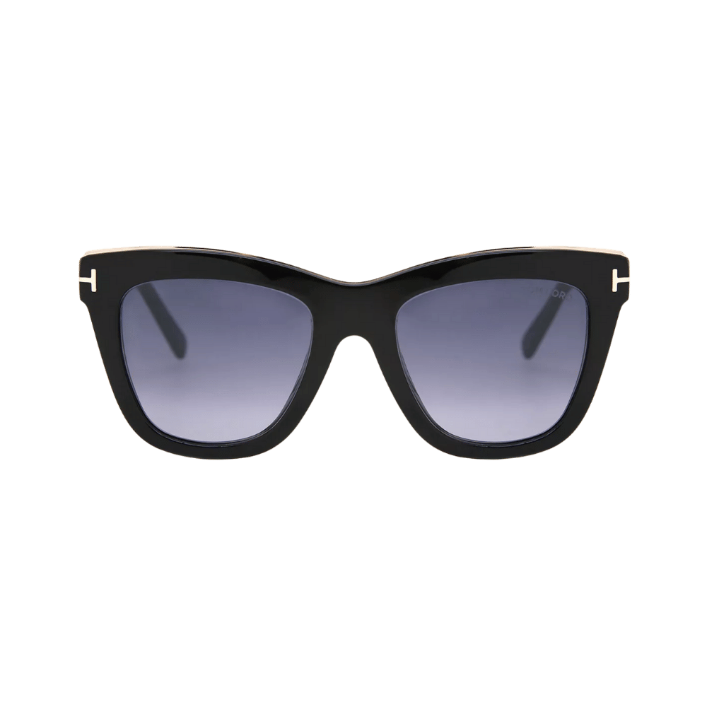Tom Ford FT0685/S Julie Shiny Black / Gradient Smoke with Silver Mirror Sunglasses product photo 1